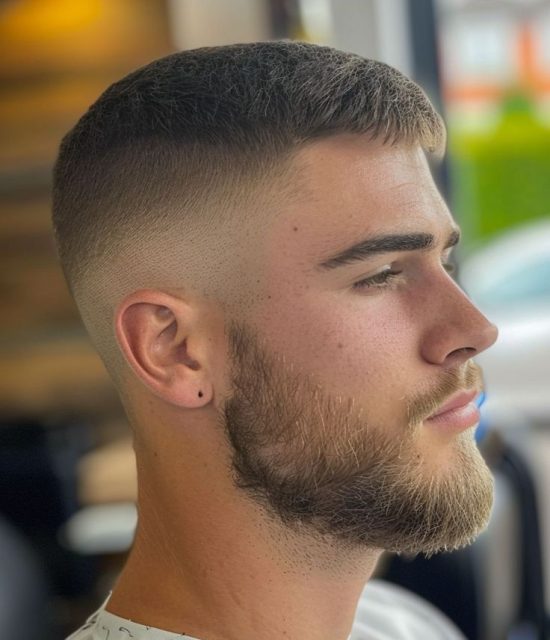 Buzz Cut modernizat The Baron's Barber