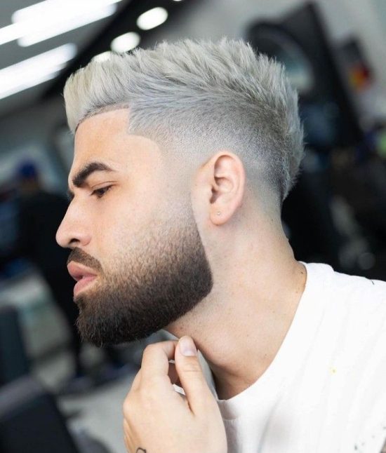 The Baron's Barber color hair
